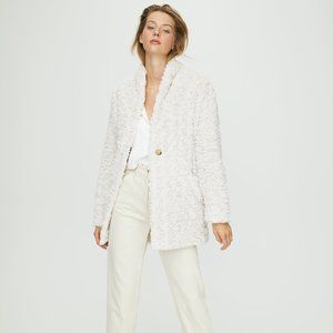 Aritzia Cream Teddy Jacket
